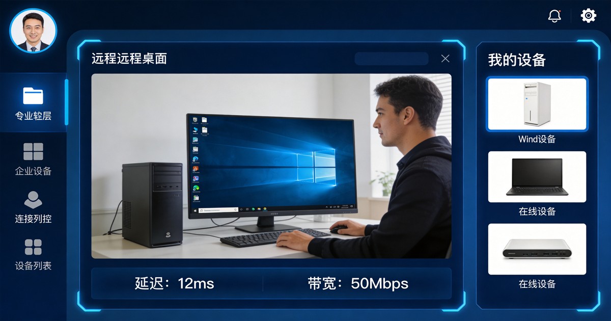 向日葵远程控制软件界面展示